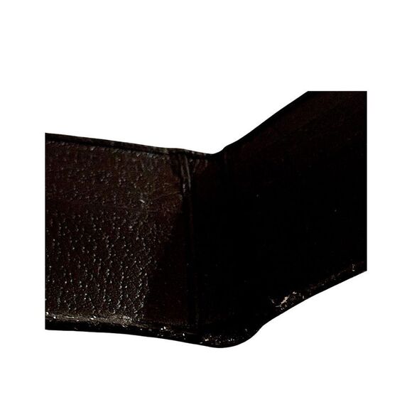 GG Marmont Men’s Black Pebble Leather Bi-fold Card Case Wallet Gold GG 428726 - Picture 7 of 13